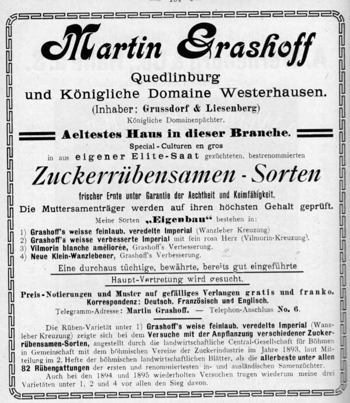 Martin Grashoff Anzeige